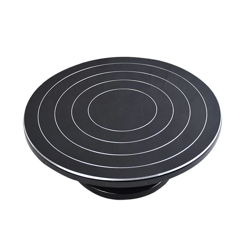 Metal Cake Rotating Turntable 30cm(black)
