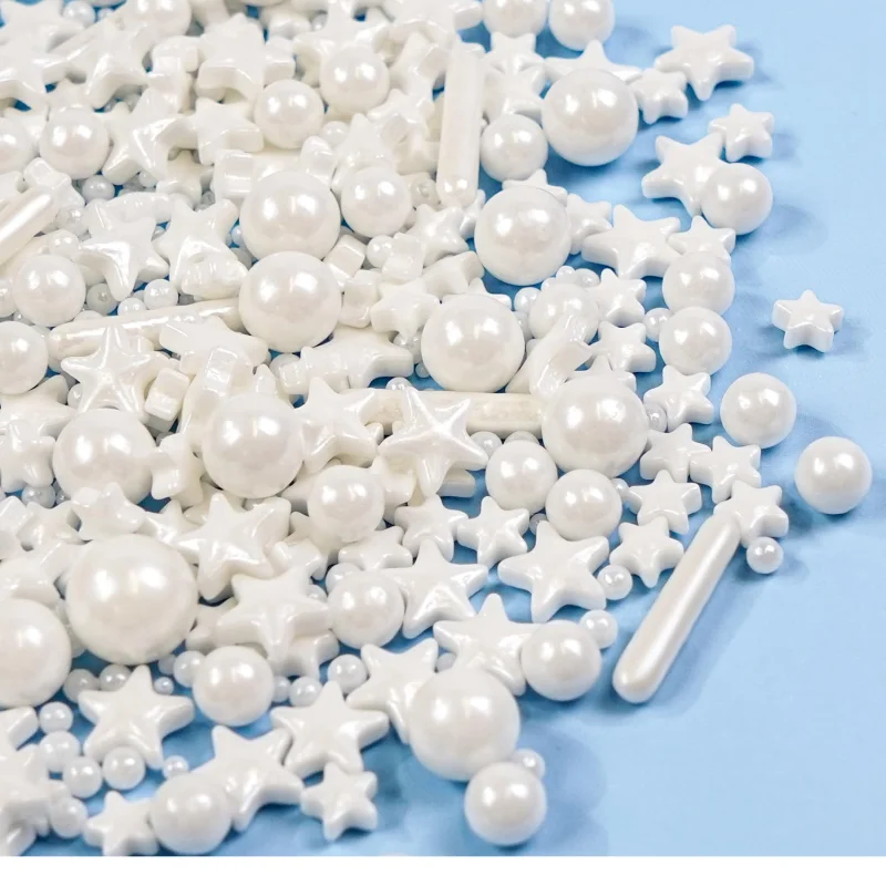 Imported 25 g mix edible Sprinkles/pearls For cake || Cake || Home Bakers || Baking Decorations, Ice Cream Toppings and Cookie Decorating, Wedding Party Valentines Supplies